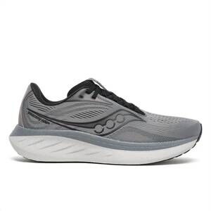 NEW SAUCONY men's ride 18 running shoes in cinder black